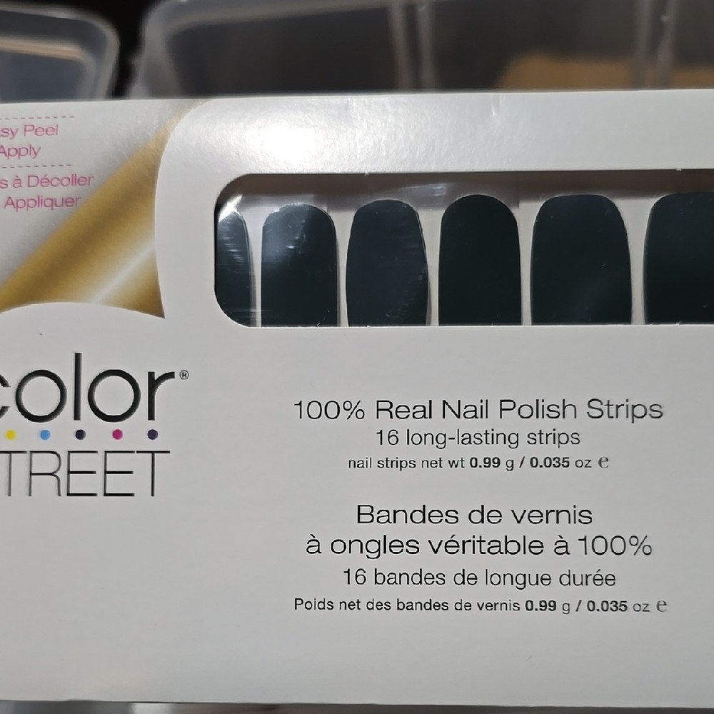 Color Street Nail Polish Strips - Black